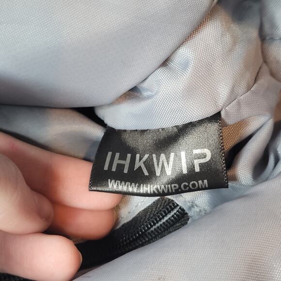 IHKWIP Black Purse Travel Bag Tote Crossbody Strap Zipper Pockets Organizer - Picture 14 of 14